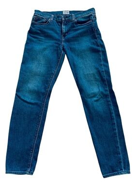 Hudson Jeans Womens 28 X 27 Natalie Super Skinny Dark Wash Blue Mid Rise Stretch